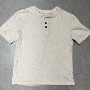 Old Navy Kids Beige Henley Tee NWOT